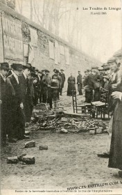 Carte Postale Ancienne Funerailles de SE le cardinal Perraud le 15