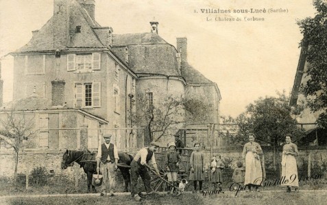 Villaines sousLucé Le chateau de Corbuon Cartes Postales Anciennes